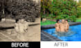 photo restoration, upscale image and enhancement image edit