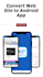 convert your website to webview android and IOS 1 hour