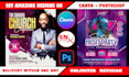 design editable flyer, poster, banner on canva or photoshop