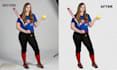 professional green screen background removal and fix glare in photoshop