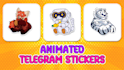 design animated telegram sticker for your crypto project