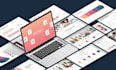 custom impressive presentation pitch deck design