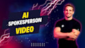 create a breaking news video with ai spokesperson