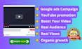 be youtube video promotion organically by google ads
