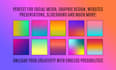 provide 43,000 unique colorful gradient backgrounds in any dimensions