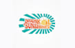 retro sunshine merch company logo design