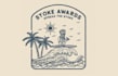 shako surf award logo design