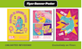 do event flyer, postcard design , business flyer graphic design