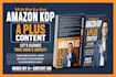 design a plus content kdp a plus content for amazon kdp