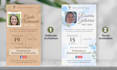 design an invitation card for the honorary mass