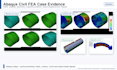 perform abaqus fea and fds fire simulation for civil engineering