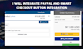 integrate paypal and smart checkout button integration