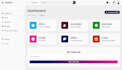 develop animated login page with user dashboard