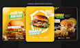 create professional social media post designs