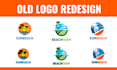 design redesign recreate modify update refresh edit fix your current logo