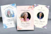 design funeral, obituary, church, memorial, program flyer in 3hrs