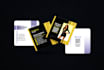 unique square business card or visiting card design