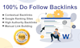 high authority DR, pa backlinks for your website or blog