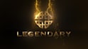 create stylish gold lightnings logo animation