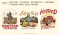 design vintage graphic t shirt artwork for apparel and merch