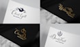 do signature elegant logo and powerpoint presentation pitch deck and rebranding