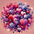 create ai generated abstract heart images