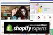 redesign shopify website impulse dawn theme customization