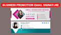 create professional HTML email signature with logo and links