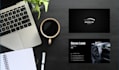 create professional modern business card design