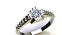 create a modern 3d cad jewelry design and render it