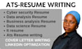 write cyber security data analyst business analyst data science resume writing