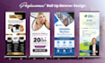 design professional retractable banner, standee and x stand