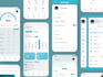 design modern mobile app UI in figma for android and ios