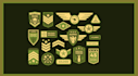 professional army, military, or skull logo