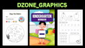 design unique and educational kids activity book design