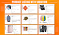 upload amazon product listing via flat file, create variations, fix errors