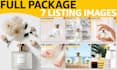 craft sales driven amazon listing images, storefront design, amazon a plus