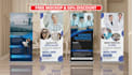 design roll up banner, retractable banner, pull up, x stand