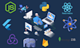 teach you node js, database, PHP, web development