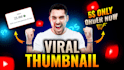 design high CTR youtube thumbnails to boost your  views
