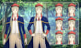 draw visual novel 2d sprites