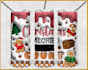 create inflated 3d skinny tumbler design