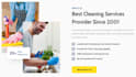 design cleaning website, cleaning business website, service website