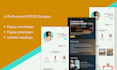 create figma wireframe, figma prototype, website mockup with figma