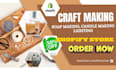 design craft making, lighting, soap making, candle making shopify store website