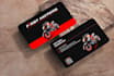 design professional modern business card with qr code