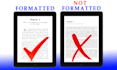 format your book to be published as ebook and paperback