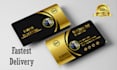 create professionally digital luxury business card design