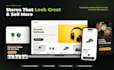 shopify ecommerce website development build shopify store design redesign