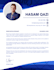 provide a professional experience letter